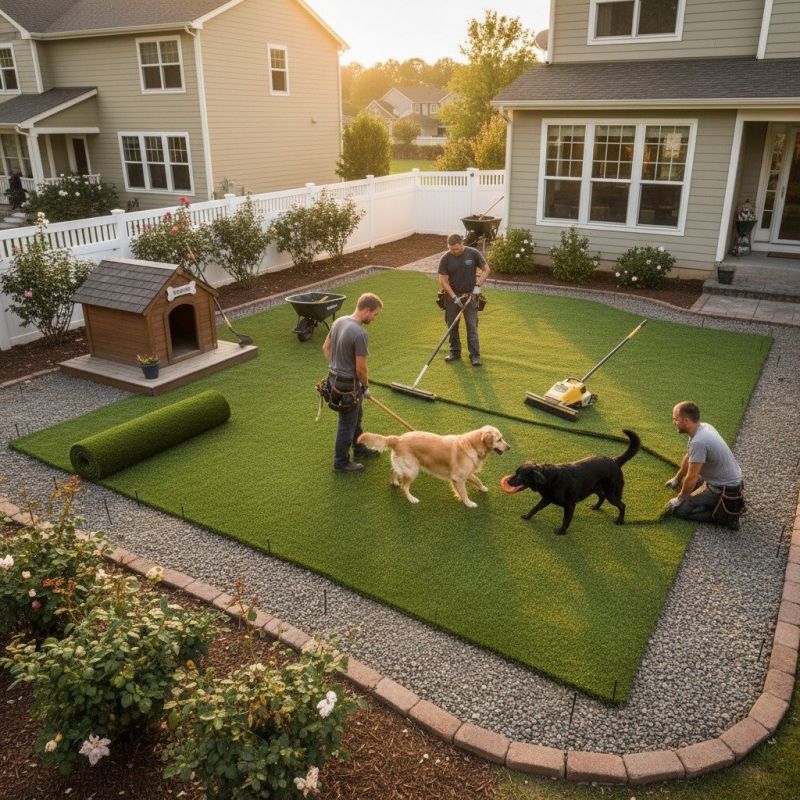 Benefits Of Residential Pet Turf Installation For Dog Owners