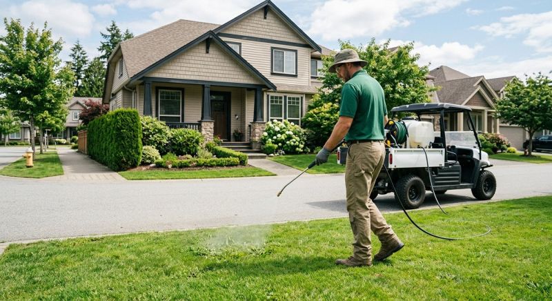 Slope Weed Control in Rockwall, TX